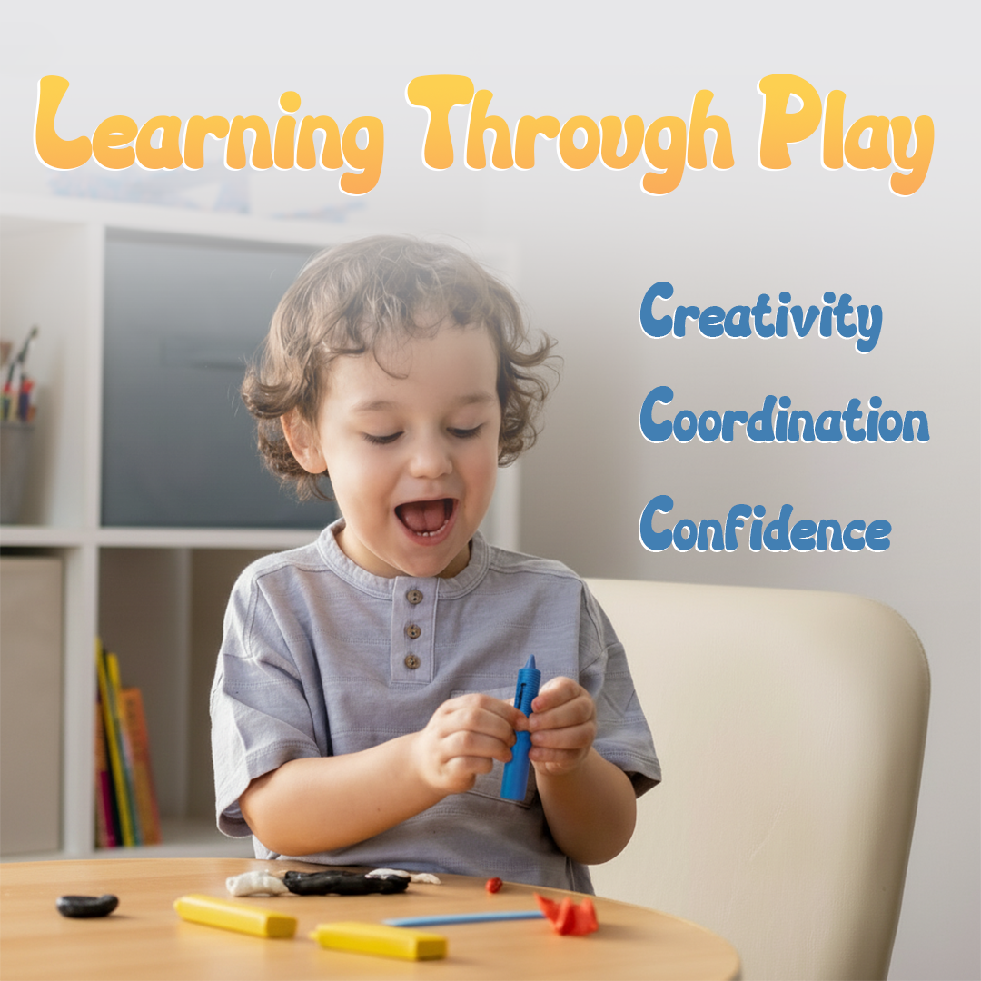 Washable Bath Crayons 6 Pcs Set